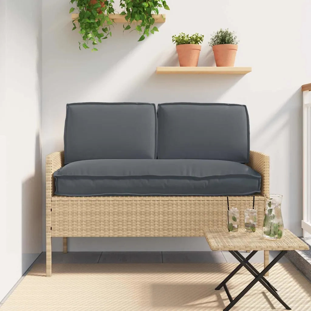 vidaXL Set di Cuscini per Pallet 3 pcs Antracite 120 x 60 x 12 cm
