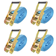 Cinghia di fissaggio a cricchetto a 4 pezzi 4 tonnellate 8 m x 50 mm blu trasporto 02_0003544