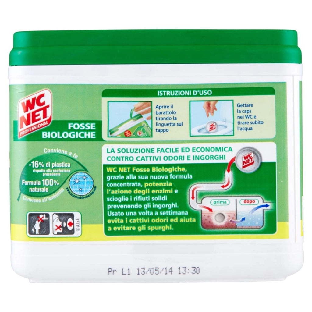 SET 6 CONFEZIONI DI WC NET FOSSE BIOLOGICHE PASTIGLIE DA 300 GR 12PZ CIASCUNA