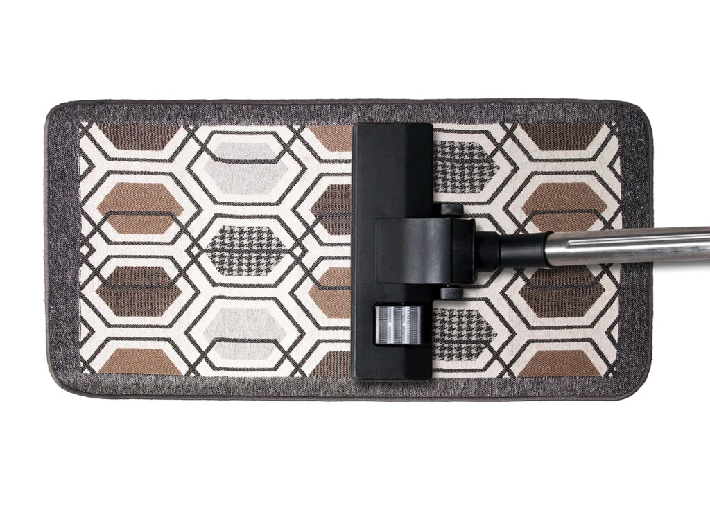 Tappeto Bagno Doccia Antiscivolo Mod. Vietri Tappetino Super Assorbente Cotone Pelo Corto - 60x240 - Marrone