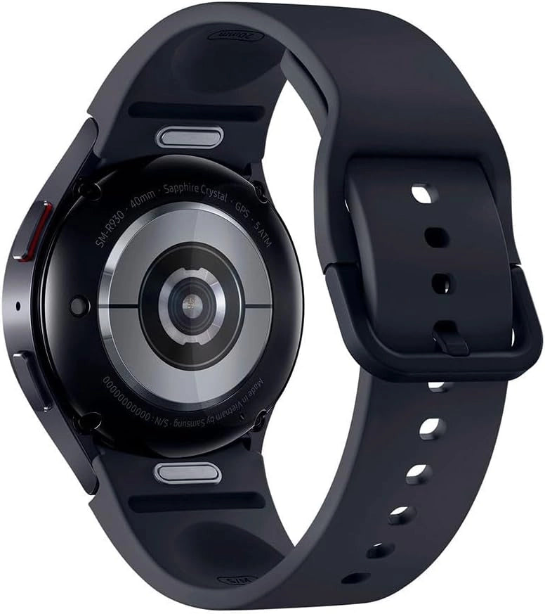 Samsung Galaxy Watch6 44mm, Smartwatch Analisi del Sonno, Monitoraggio Benessere, Batteria a lunga durata, Bluetooth, Ghiera Touch in Alluminio, Graphite (Ricondizionato)