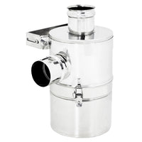 Abbattitore di Fumo Fuliggine Ad Acqua Per Stufe A Pellet Diametro 80 o 100 con Fissaggio