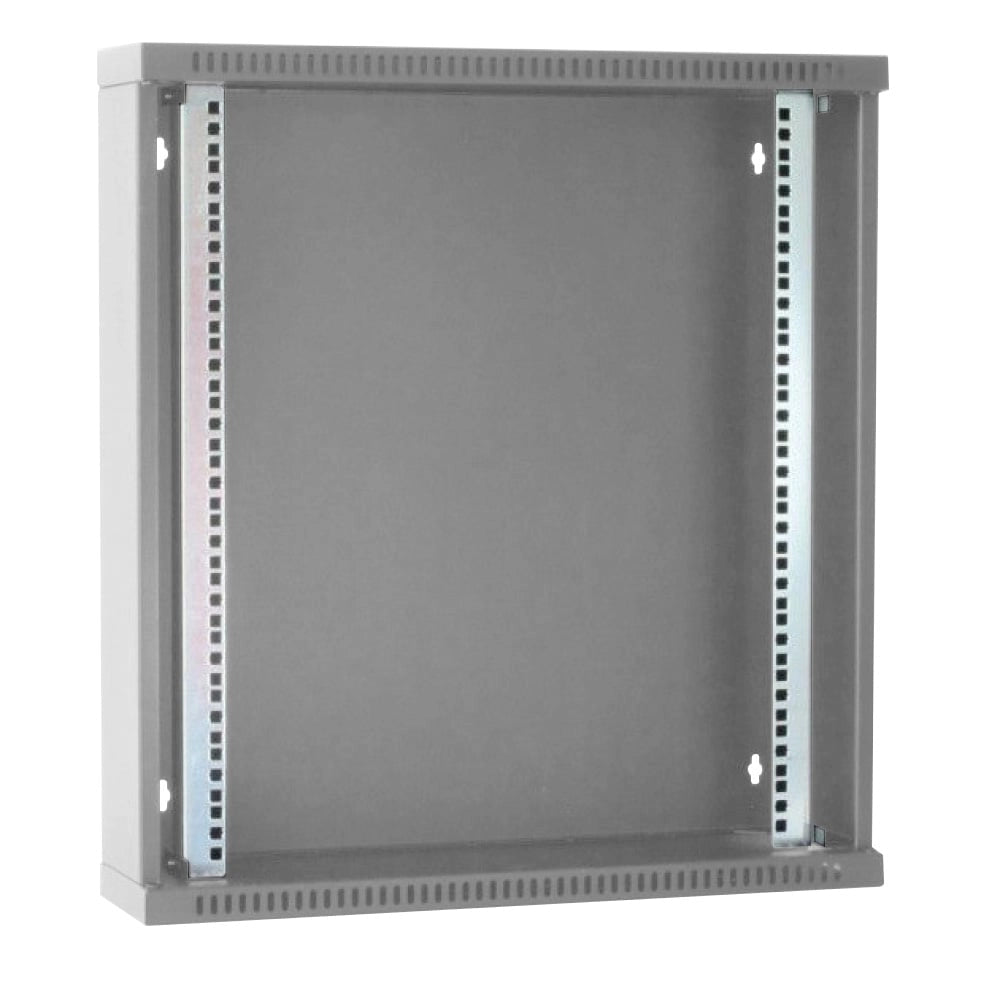 Armadio Rack 19'' Flat a muro p.30cm 6 unità sezione unica Grigio