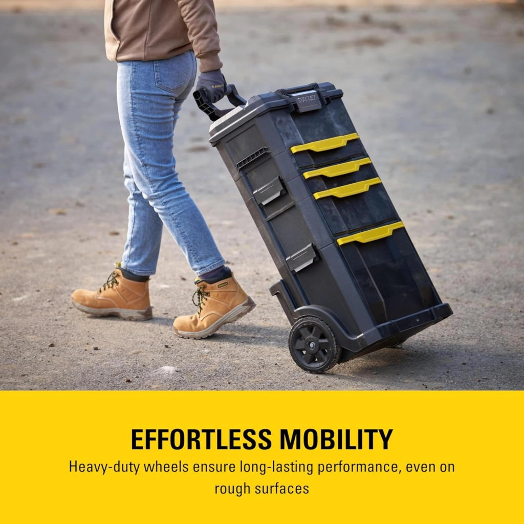 Mobile Portautensili 3 in 1 su Ruote Stanley Cm 48X34 H.cm 86 179206