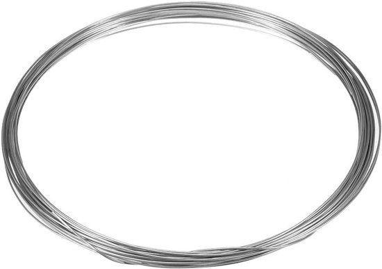 Resistenza a Corrente Continua per Elementi di Riscaldamento 0,9 mm - AWG19 Filo di Acciaio 10 Metri