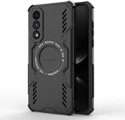 Copriphone militare shockresistente - Magnetico - TPU-siliconato/duro PC - 5G - Qualità militare - Raffreddamento termico - Protezione per smartphone