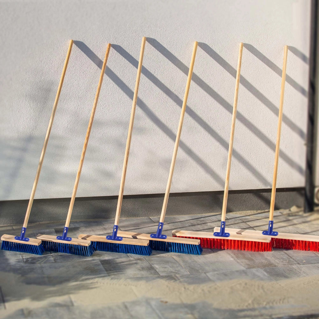 Scopa da giardino KADAX per spazzare strade e giardini, 80 cm