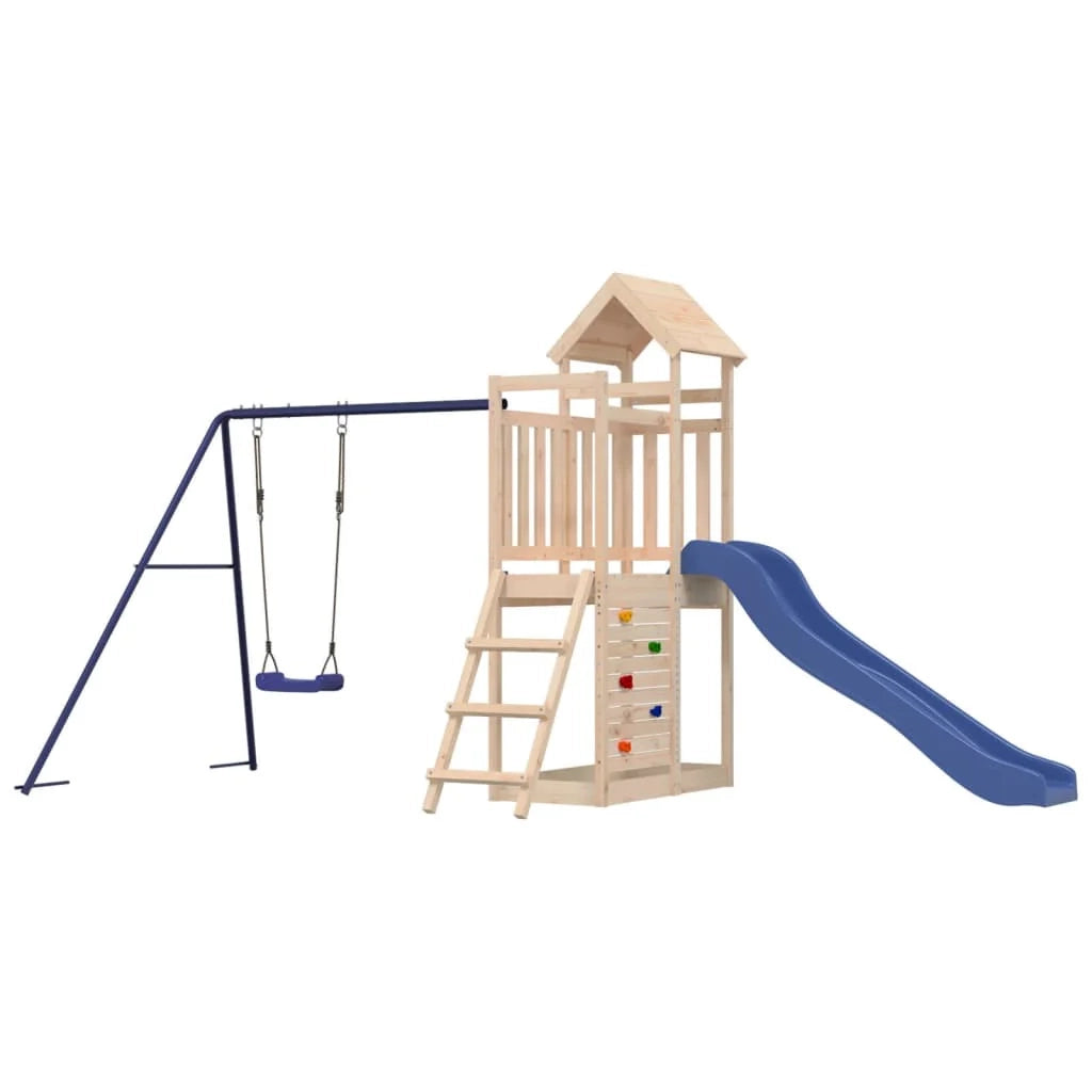 Area giochi esterna 434 x 186 x 214 cm in legno massello di pino 02_0004637
