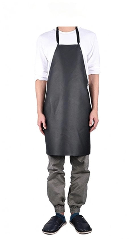 Schort lab-coat impermeabile, con cappuccio e tasca per lavare, cucinare, giardinaggio e cura degli animali domestici