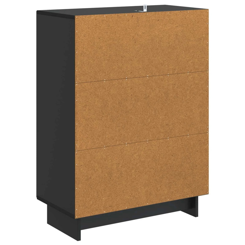 Credenza Nero 66 x 34,5 x 90 cm Legno ingegnerizzato 893896