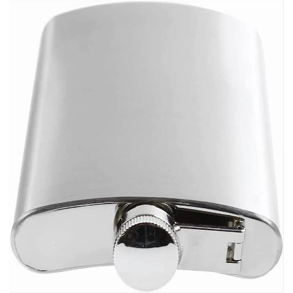 Trade Shop - Fiaschetta Bottiglietta In Acciaio Inox Da 177 Ml 6 Once Tascabile Ergonomico -