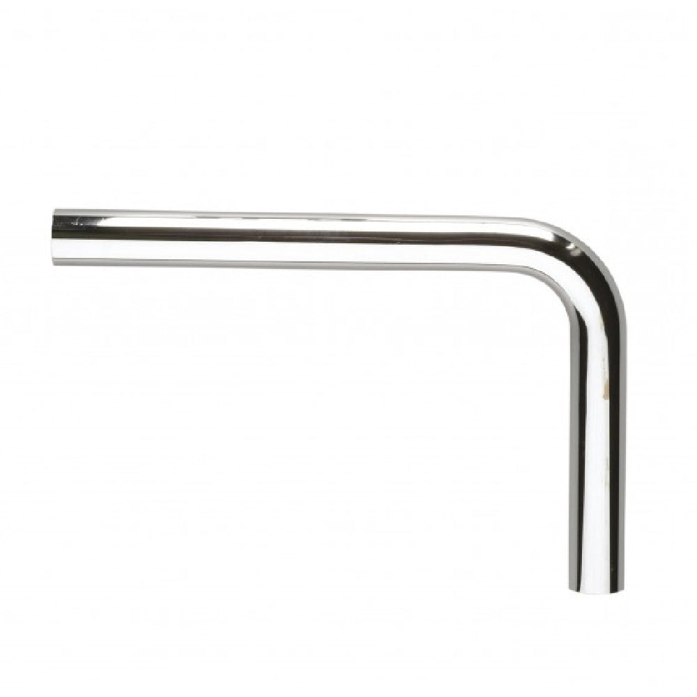 Tubo scarico cromato con curva 90 gradi diametro 30