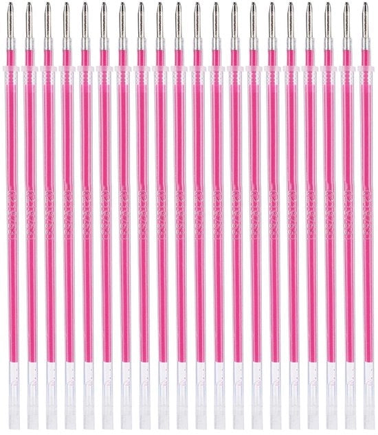100 pezzi di pennarelli rossi per cancellare la penna - Ideali per il quilting - Set di pennarelli cancellabili a temperatura alta - Adatti per stoffe e tessuti.