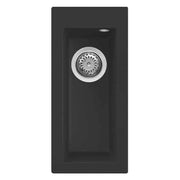 Lavello Elleci Incasso 1 vasca 23x50 Quadra 50 Keratek Plus Nero Black Assoluto LKQ05086