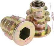 Viti a espansione 50 pezzi, miscelatura di acciaio inox M5 * 13mm - Inserzione in legno