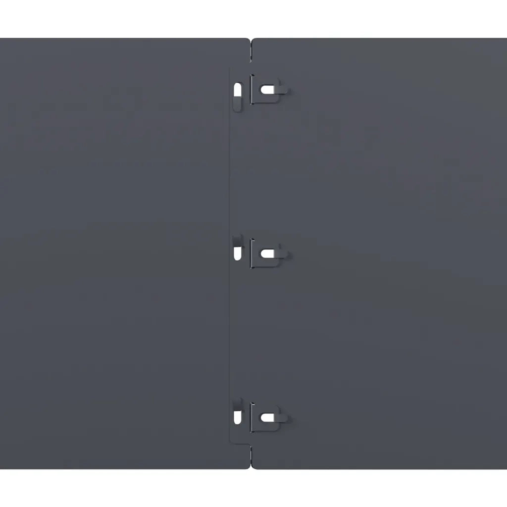 Bordure per Prato 20 pz Antracite Acciaio Laminato a Freddo