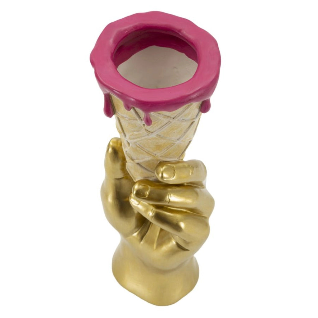 Scultura Gelato 1, Multicolore, Poliresina, 12,5x11x31 cm