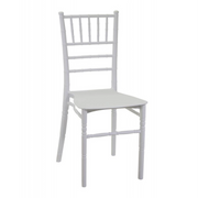 Sedia polipropilene chiavari bianco cm 40x43h90