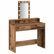 Toeletta | Tavolo da Trucco Marrone 100 x 41 x 140 cm Legno multistrato