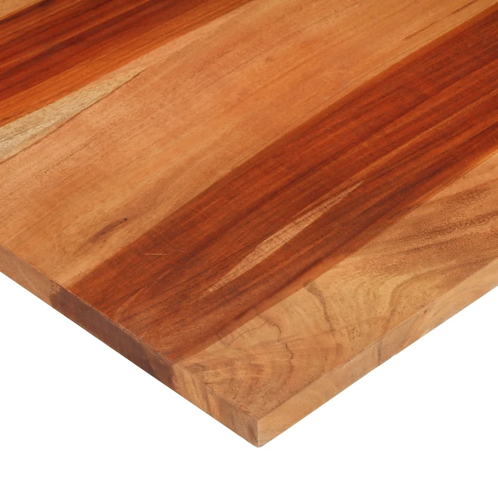 Piano Tavolo in Legno Massello di Acacia 25-27 mm 60x90 cm 285991