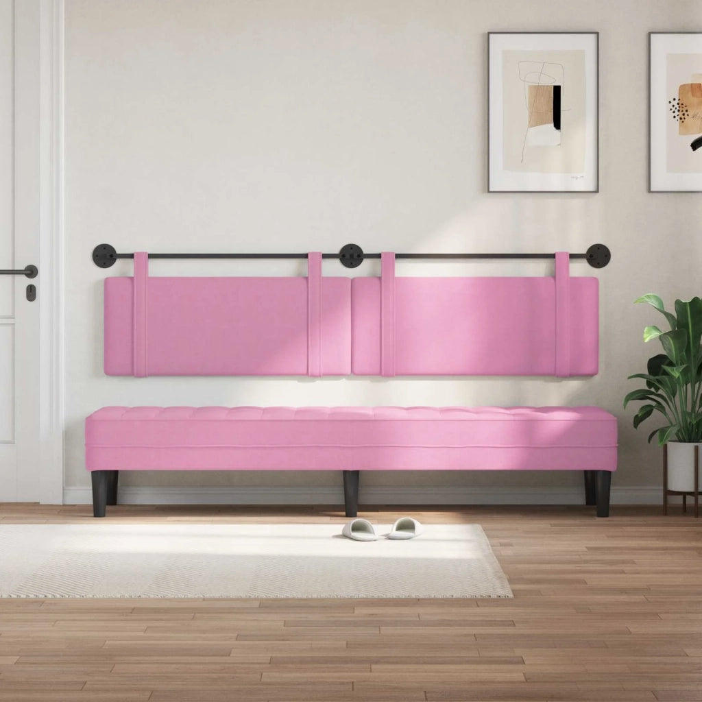 Testiera sospesa Rosa Tessuto