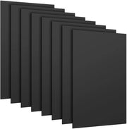 Pannelli in plastica da modellismo 8 pezzi - Formato A4 300 x 210 x 2 mm - Pannelli acrilici neri - Modello - Fai da te - Superficie liscia