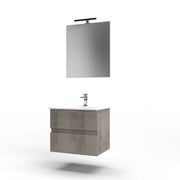 Mobile bagno sospeso DH Stile 60 cm Bianco Lucido