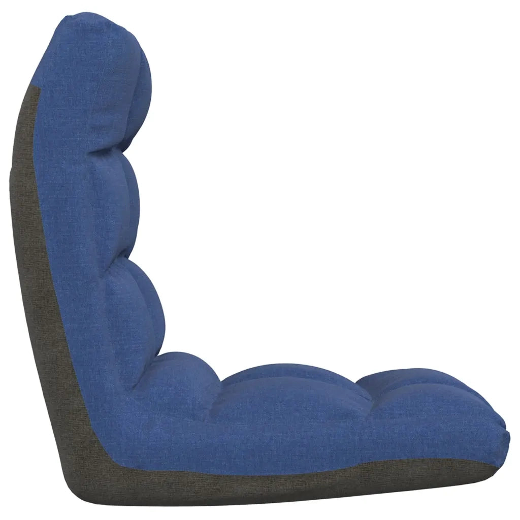 Sedia a Sdraio da Terra Pieghevole Blu in Tessuto cod mxl 56090