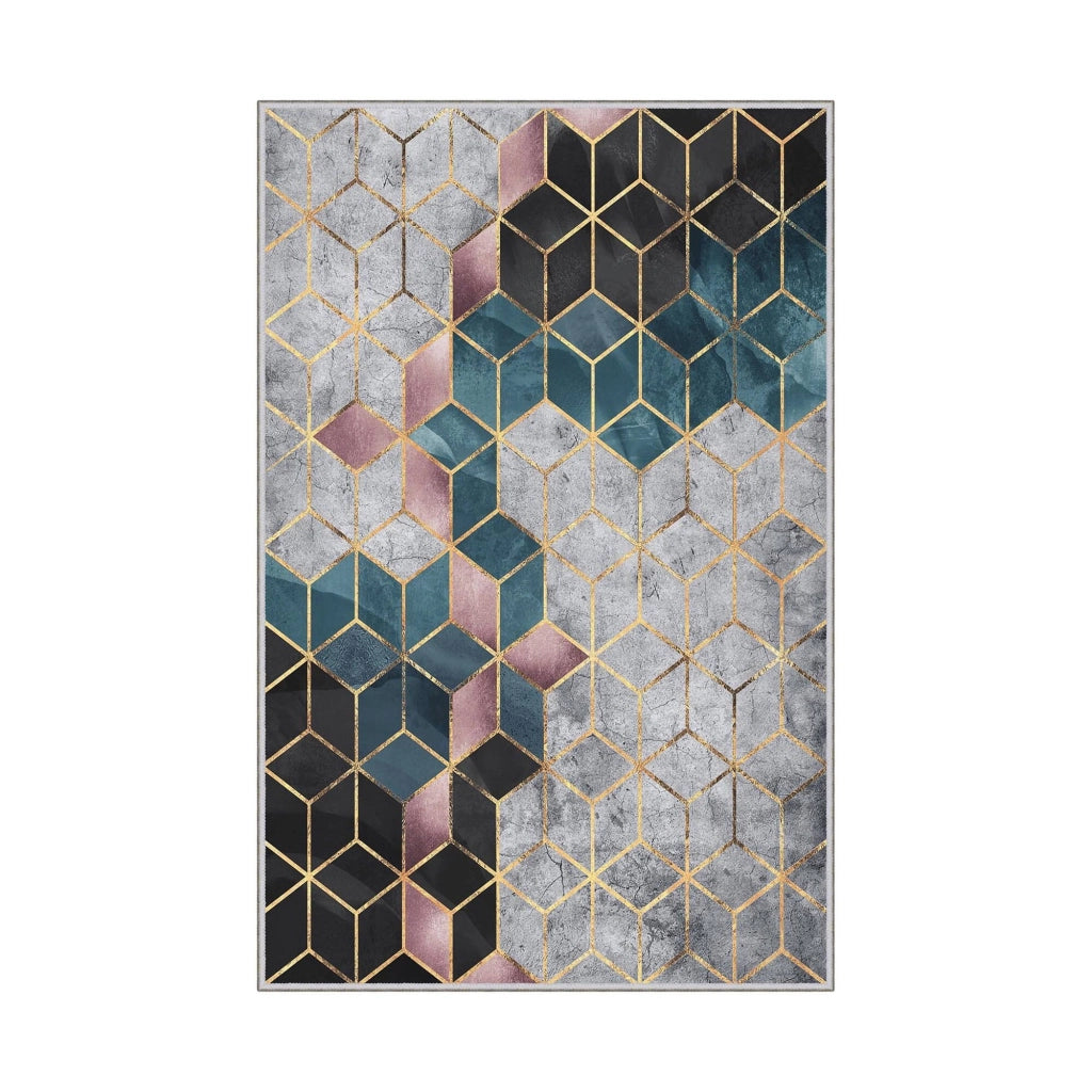 Sandusky, Tappeto Forma Rettangolare, 50x80 cm Multicolore