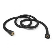 Flessibile Doccia 150 cm Attacco 1/2" Disponibile in Colore Bianco o Nero Nero