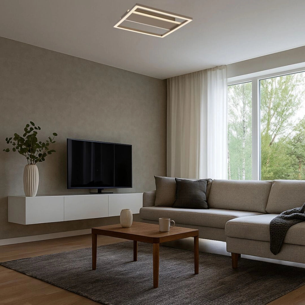 Lampada da soffitto LED Glavian 24W grigio-beige Rabalux