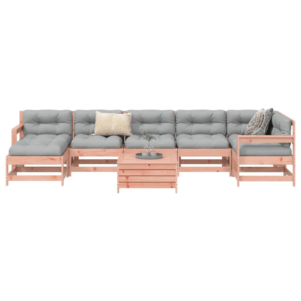 Set Divani da Giardino 8 pz in Legno Massello Abete Douglas 3250634