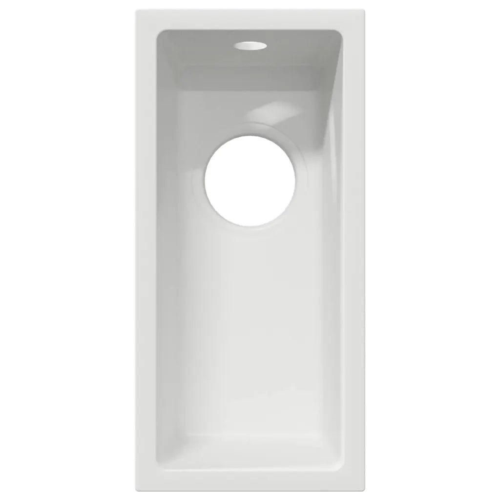 Lavello da cucina Bianco 21 x 44 x 14 cm Granito CFW9477596