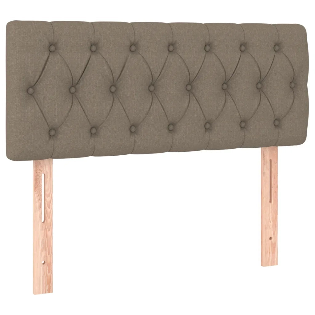 Giroletto a Molle con Materasso Tortora 90x190 cm in Tessuto