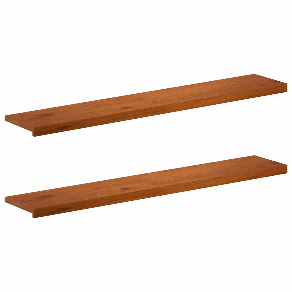 Soglie per finestre 2 pz Marrone 140 x 25 x 2 cm 42049990