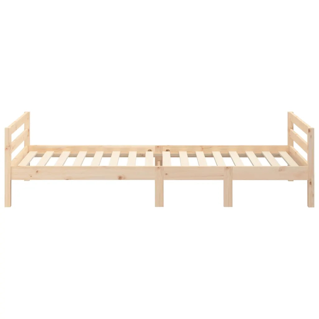 Giroletto senza Materasso-Struttura Letto 75x190 cm in Legno Massello di Pino 447195