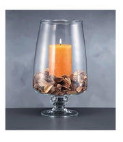 Vaso Decorativo Casa in vetro con portacandela behen 30 cm