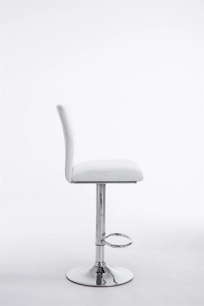 Set 2 Sgabelli Colonia in similpelle bianco