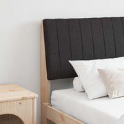 Testiera imbottita-Testiera con Cuscini-Testata Nero 180 cm Pino massello 383684