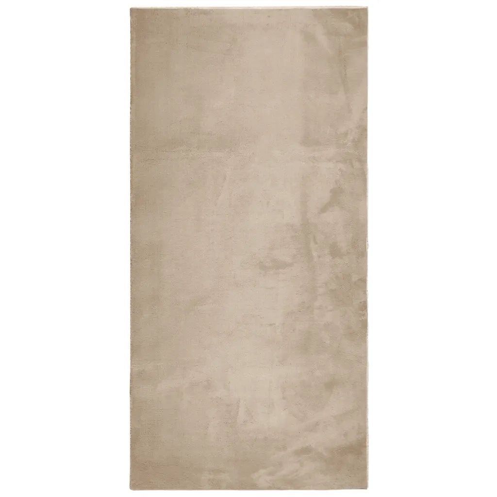Tappeto a Pelo Corto HUARTE Morbido e Lavabile Sabbia 100x200cm 375055