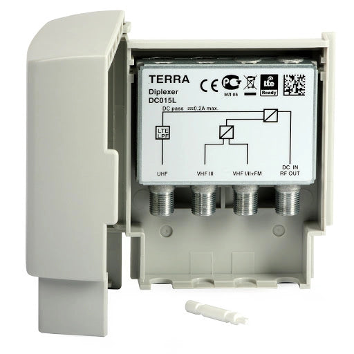 AMPLIFICATORE / MISCELATORE DA PALO PER SEGNALI TV