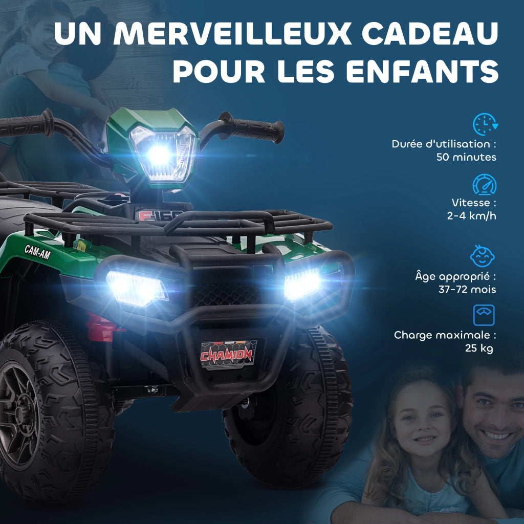 Auto elettrica per bambini ¨C zephmum ¨C verde 88x45x50cm