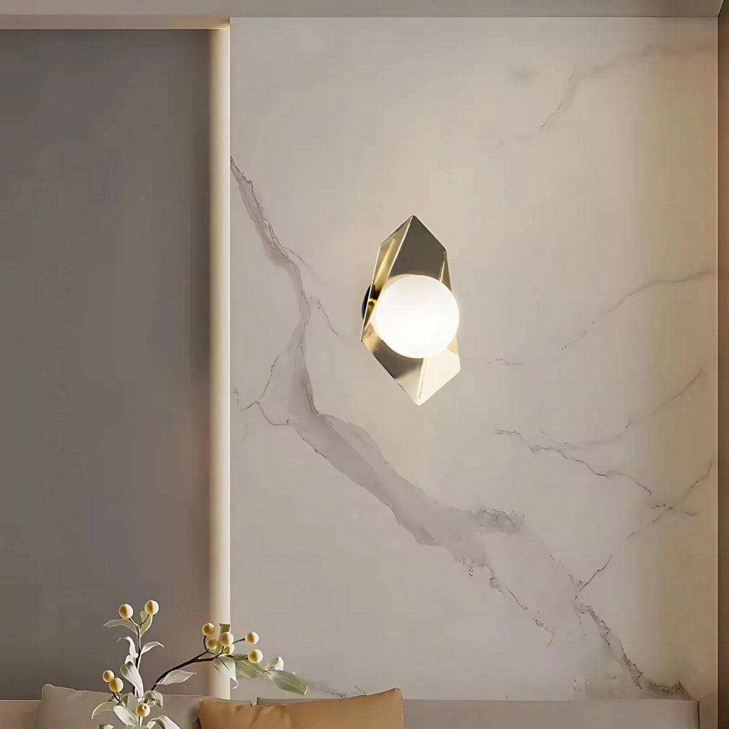 Lampada Da Parete App1411-w Black Gold