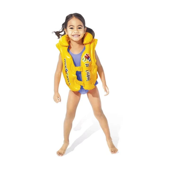 GIUBBINO GONFIABILE SCUOLA SAFETY S2 PER PISCINA  36 ANNI  cm.47x50  peso kg.0,30 (58660)    INTEX