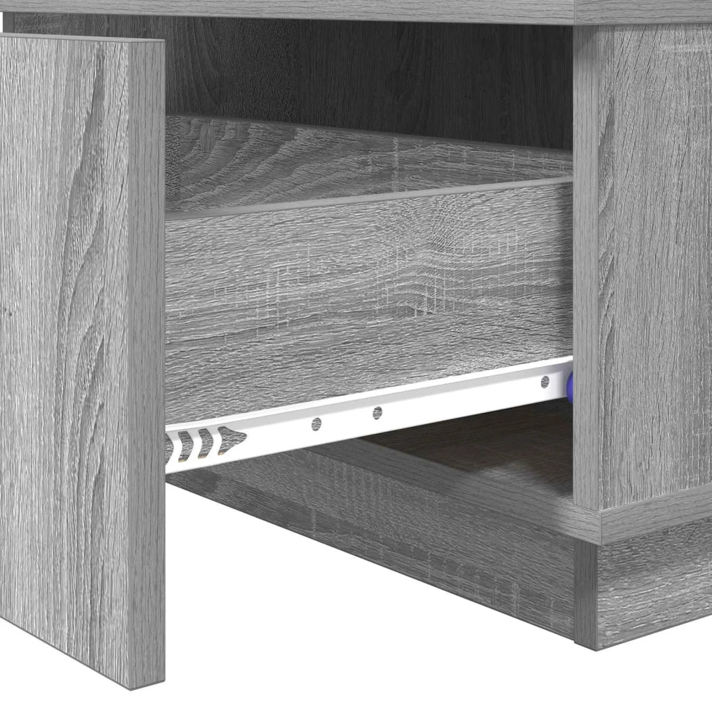 Tavolino da salotto con cassetto Grigio Sonoma 95 x 55 x 31 cm