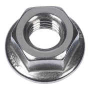 100 PZ DADI ESAGONALI FLANGIATI MU F IN ACCIAIO- M8 Chiave 13 mm- FISCH- pezzi 1