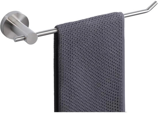 Asciugamani a muro 35cm in acciaio inox 304 con viti nascoste, asciugamani a muro con braccio singolo con foro, liscio, asciugamani a muro

Specifiche tecniche:
- Materiale: Acciaio inox 304
- Dimensioni: 35cm
- Tipo di viti: Viti nascoste