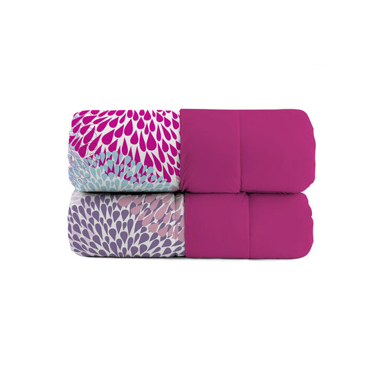 Trapunta Invernale Singola Stampata in Microfibra 200gr Double Face Soffioni