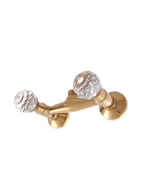 Colonna doccia BRILLANCE con maniglia in cristallo con doccetta H 108 cm