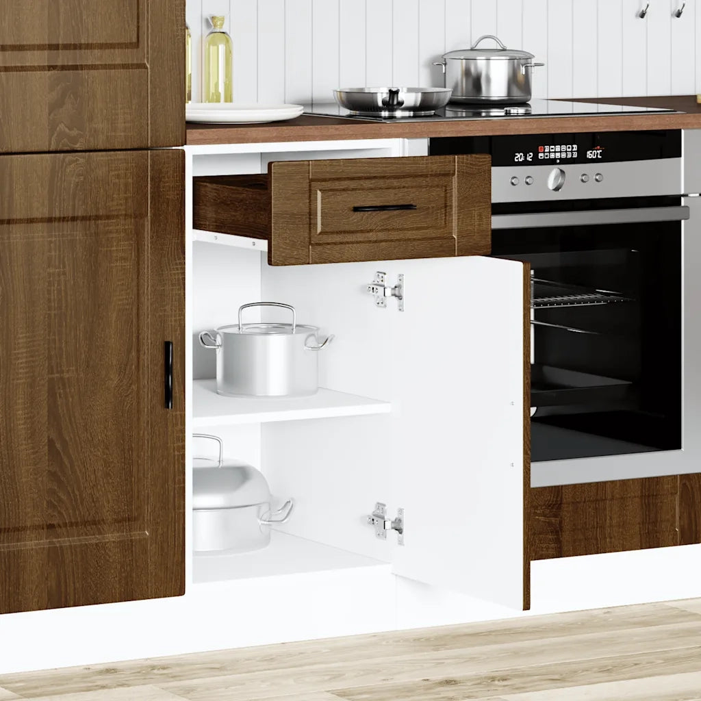 Base da Cucina Porto Rovere Marrone in Legno Multistrato 853954